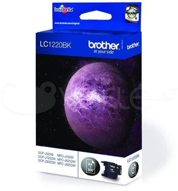 Brother LC-1220BK, Pigment-based ink, 1 pc(s)