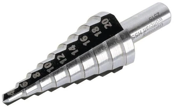 Wolfcraft 4-20 mm HSS žingsninis grąžtas