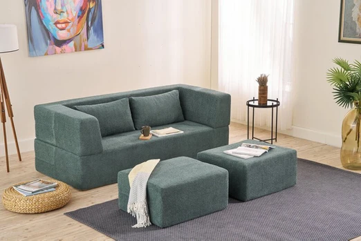 Modulinė sofa Asir Pirgos, žalia