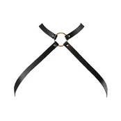 Bijoux Indiscrets - Maze Chest Thin Harness Black seksualus diržas-petnešos kaina
