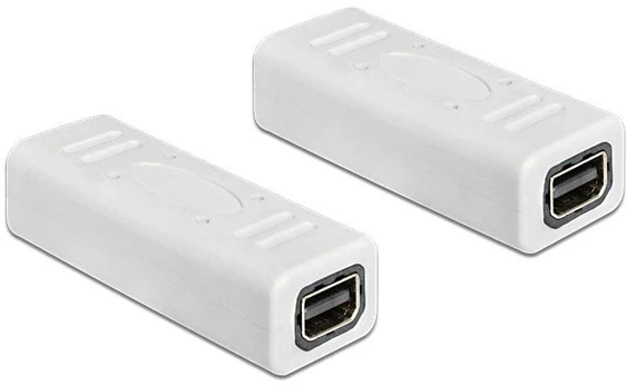 AV adapteris Delock Rodyti Port Mini - DisplayPort Mini balta (65450)