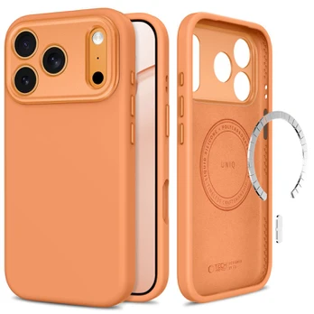 Oranžinis dėklas Apple iPhone 17 Pro Max / 18 Pro Max telefonui "Tech-Protect Uniq Magsafe CC"