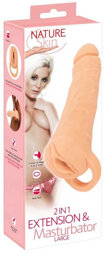 Nature Skin Extender Large Masturbatorius