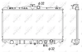 NRF NRF 536352 Radiator