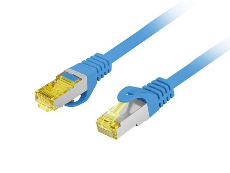 PATCHCORD KAT.6A S/FTP LSZH CU 1M YĖLYNA FLUKE PASSED LANBERG