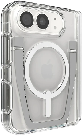 ZAGG Crystal Palace Snap su stovu, dėklas, Apple, iPhone Duo, 19,3 cm (7,6"), skaidrus