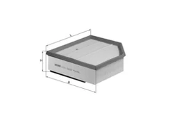 MAHLE LX 1289/1 Oro filtras