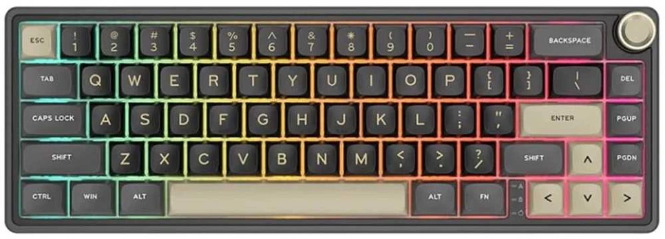 Klaviatūra ROYAL KLUDGE R65 Phantom, Chartreuse Switch, RU