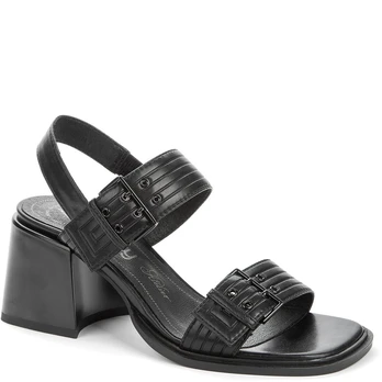 Basutės moterims, Juoda, SANDALS