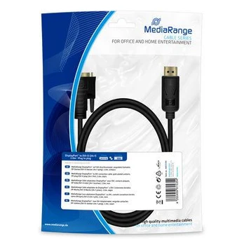 MediaRange DisplayPort auf DVI Anschlusskabel 2m juodas