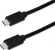 Kabelis USB Roline USB-C - USB-C 0.5 m Juodas (11.44.9070)