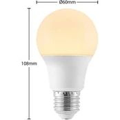 LED lempa E27 A60 4,9W 3000K opalinė, 6 vnt