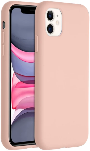 Accezz skysto silikono dėklas, skirtas iPhone 11 – Rožinis