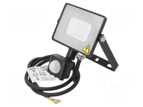Lamp: LED flood light | 220/240VAC | 10W | cool white | 100° | 6400K