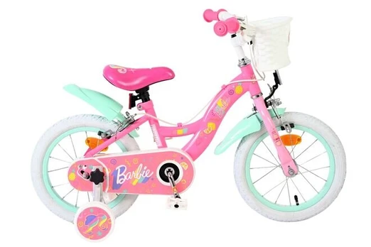 Vaikiškas dviratis Volare Barbie 14", rožinis, Roze
