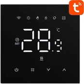 Išmanusis termostatas Avatto WT410-BH-3A-B Dujinis katilas 3A WiFi kaina