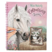 Miss Melody - Colouring Book With Sequins (413745) kaina