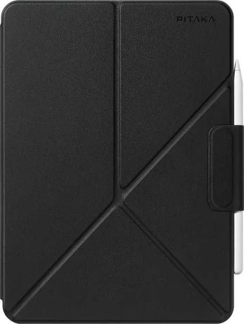 Pitaka Folio Case 2 iPad Air 13 M2 / Pro 12.9 Gen3-6 Juodas