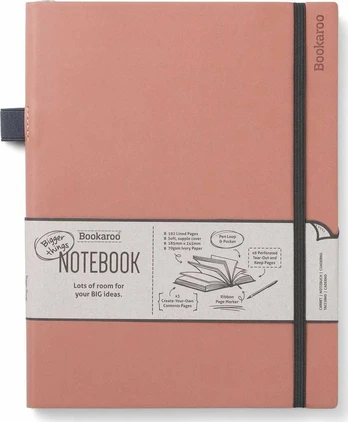 Teka Bookaroo Bloknotas Journal duży - Pudrowy