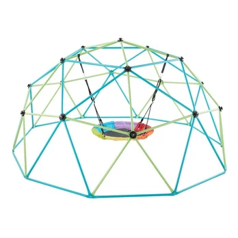 10 pėdų geometrinė laipiojimo kupolas su sūpynėmis