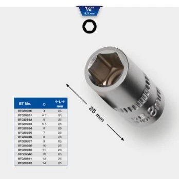 Šešiakampio lizdo komplektas KS TOOLS BT020935