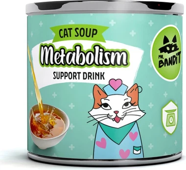 Vetexpert Mr. Bandit Salmon Metabolism Support - functional drink for cat - 95 ml