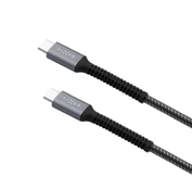 Fixed | Armor Cable USB-C/USB-C, 2 m, 240W | FIXDA-CC2-GR kaina