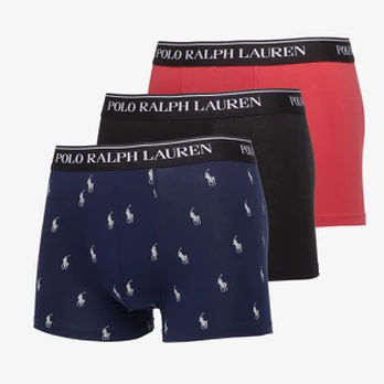 Bokserki Ralph Lauren Classic Trunk 3-Pack Black - Dydis L (714830299225 Šortai)