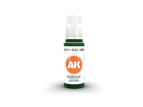 AK Interactive - Clear Žalias - standard 3rd generation Akriliniai dažai, 17ml, AK11216