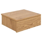 Avignon bedside table, Top paper matt wild oak, 37x32x13 cm kaina