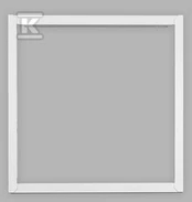 Gras RAMKA HYD.SLIM KP165/180,HGW33 Baltas.RAL