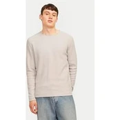 Jack & Jones Megztinis Cooper 12258407 Smėlio Regular Fit