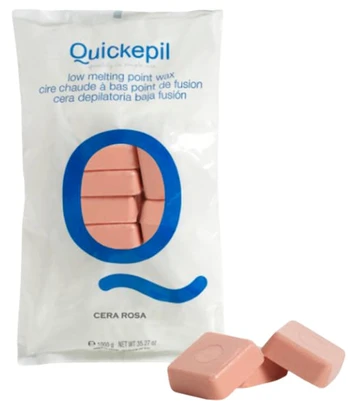 Vaškas depiliacijai Quickepil Rose, 1000 g