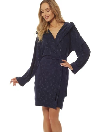 L&L Chalatas "Mėlyna Leaf", XL dydis