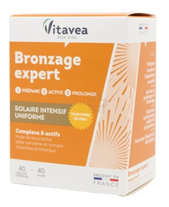 Maisto papildas VITAVEA Bronzage expert N40