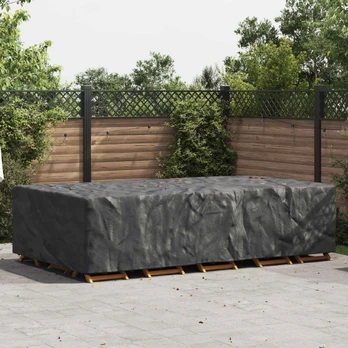 Baldų uždangalas Paprastas Juoda 305 x 190 x 85 cm 600D