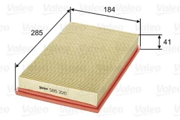 Oro filtras VALEO 585220 kaina