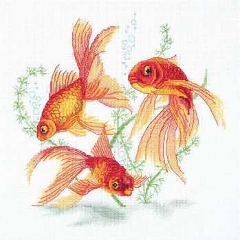 Cross stitch kit PANNA "Goldfish" PR-7141