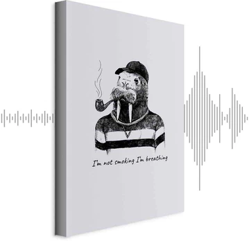 Artgeist Paveikslas - I'm Not Smoking. I'm Breathing (1 Part) Vertical