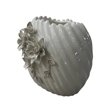Vaza MN, 20 cm, balta sp.