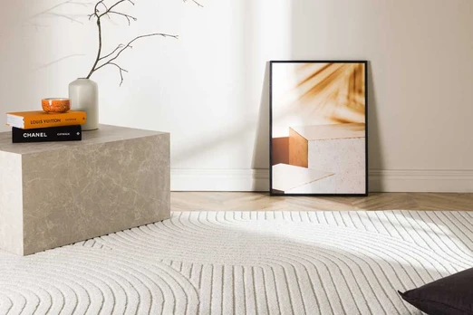 Kilimas Vince Solar - 290*200 - baltas