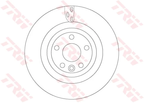 TRW DF6706S Brake Disc