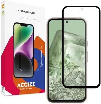 Accezz Full Cover ekrano apsauga iš grūdinto stiklo, skirta Google Pixel 8a