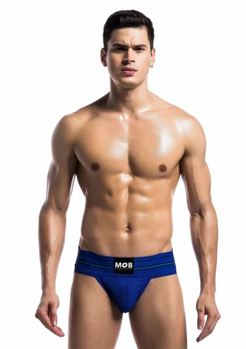 Fetish Classic Wide Jockstrap Black - Supportive Elastic Waistband, L/XL