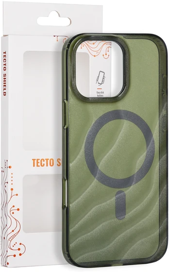Dėklas Telforceone Tecto Shield Desert Mag case for iPhone 16 Pro Max 6,9' dark olive