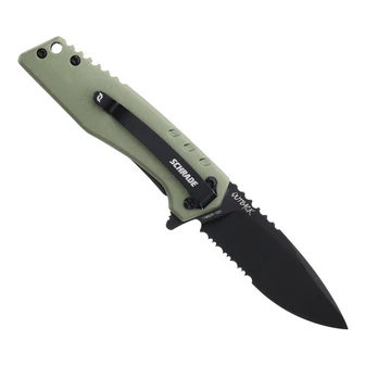 Schrade - Outback sulenkiamas peilis Žalias 1159312