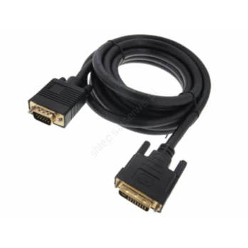 Laidas kabelis Cabletech DVI kištukas - VGA kištukas 3m.