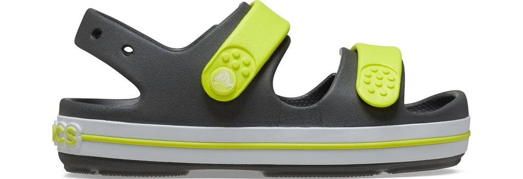 Crocs™ Crocband Cruiser Sandal Slate Grey/Acidity - 32