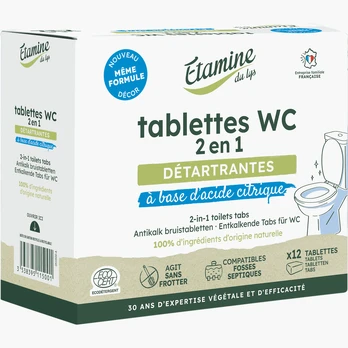 Tualeto valymo tabletės 2 IN 1