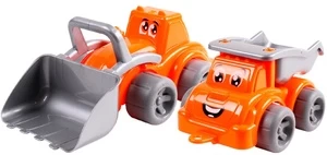 Komplektas Technok Construction Set 0977, oranžinė/pilka, 2 vnt.